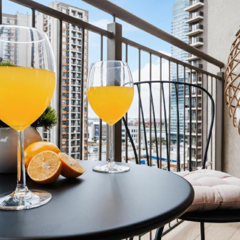 BW Aurora Prime PS4 Free Parking and Terrace - Two-Bedroom Deluxe Apartment with Balcony - 22