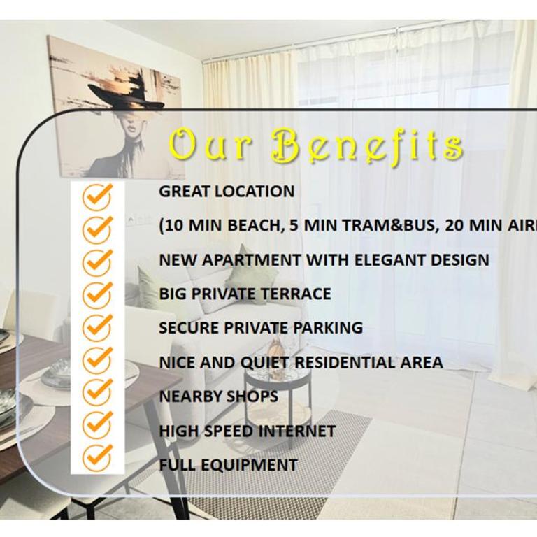 Center Nice, 10min beach, parking, terrace, direct tram - Appartement 1 Chambre avec Terrasse - 8