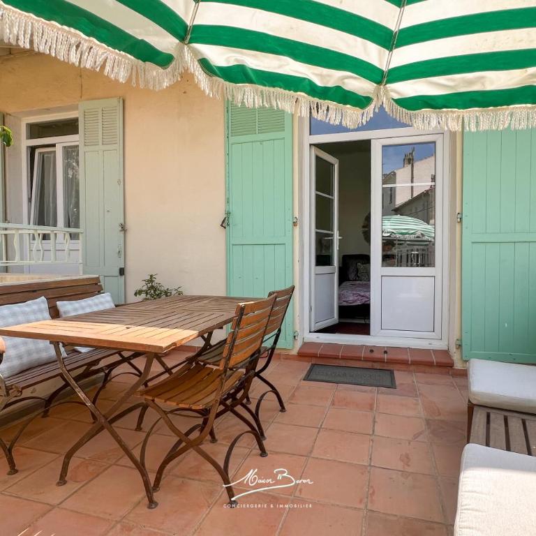 La Terrasso de la Mar - 350m des plages - Terrasse - 4 couchages - Wifi - Appartement 1 Chambre - 36