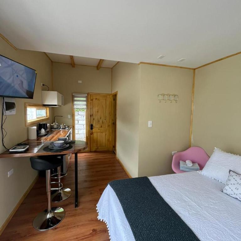 Cabañas Varas - Studio Apartment with Queen Bed - 3