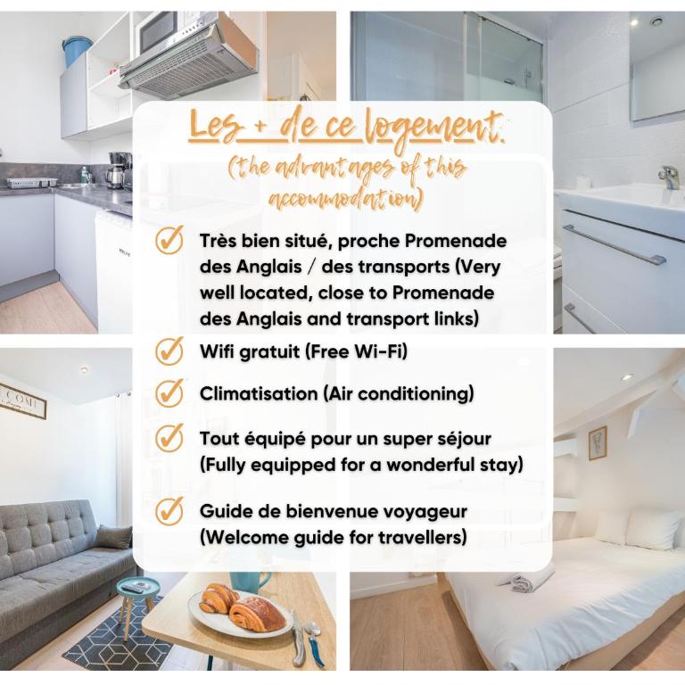 Le Nid de Magnan - 6min plage et transport - mezzanine - Appartement 2 Chambres - 23