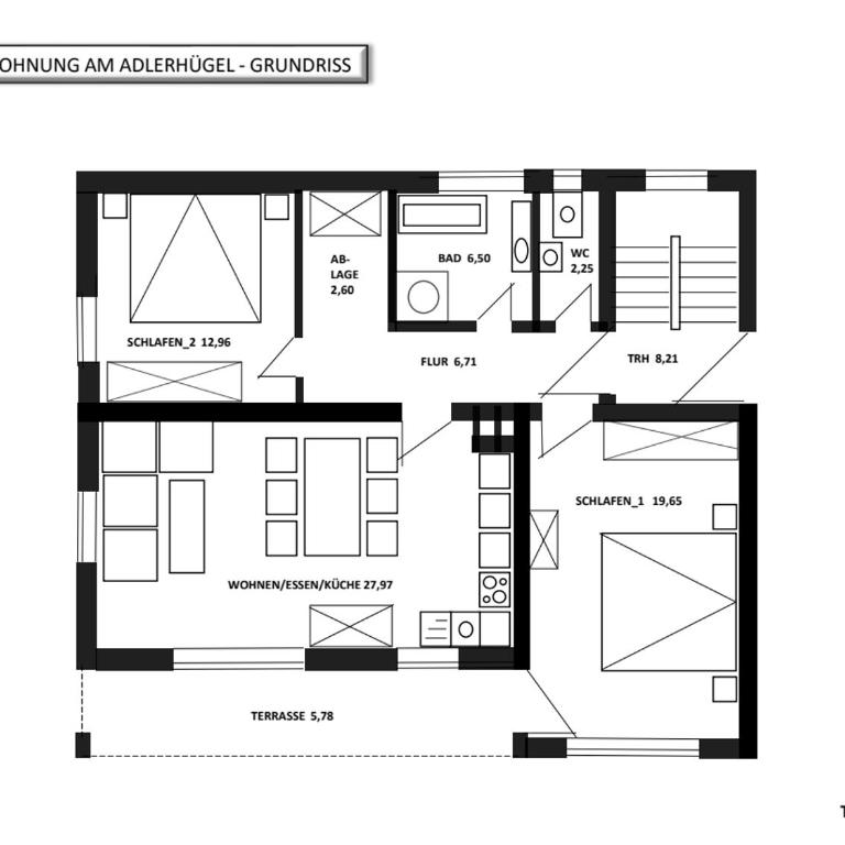 Ferienwohnung Adlerhügel inkl. Chiemgaukarte - Apartment mit 2 Schlafzimmern - 7