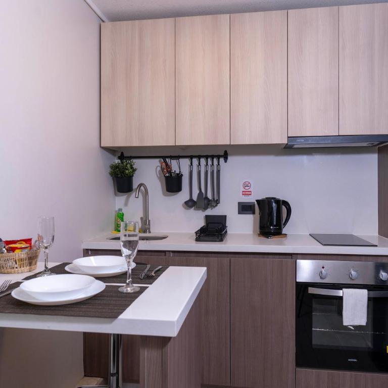 JC Apart Hotel Providencia - Studio Apartment with Queen Bed - 5