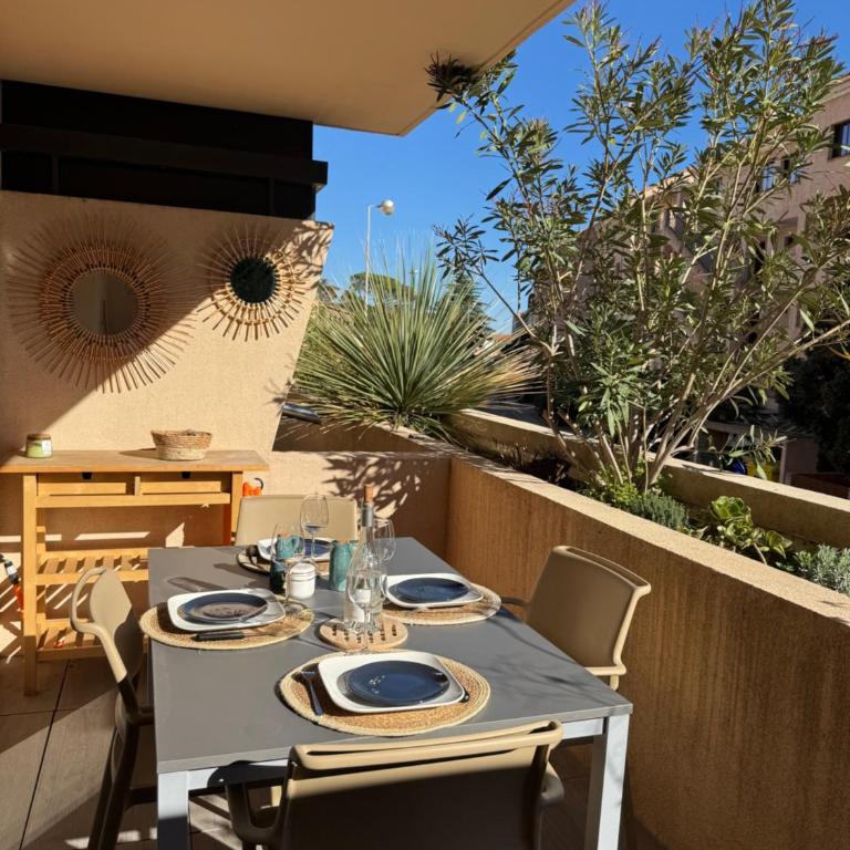 Santa-Casa-Maria, Plage & coeur de Calvi - Apartment mit 1 Schlafzimmer und Balkon - 12