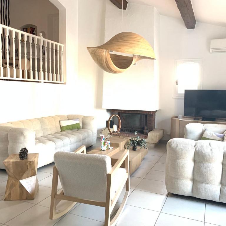 Villa bellevue sainte maxime un écrin de verdure au cœur du sémaphore piscine XXL - Haus mit 3 Schlafzimmern - 35
