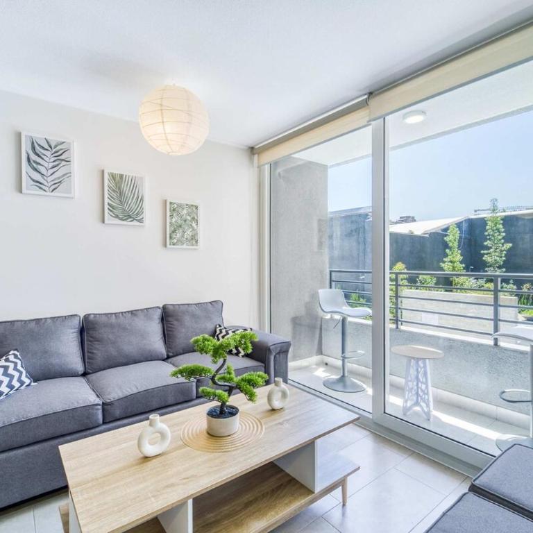 Live Ñuñoa with Pool & Wifi in Metro Irarrázaval - Two-Bedroom Apartment - 2