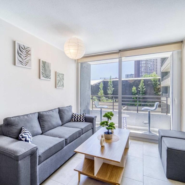 Live Ñuñoa with Pool & Wifi in Metro Irarrázaval - Two-Bedroom Apartment - 9