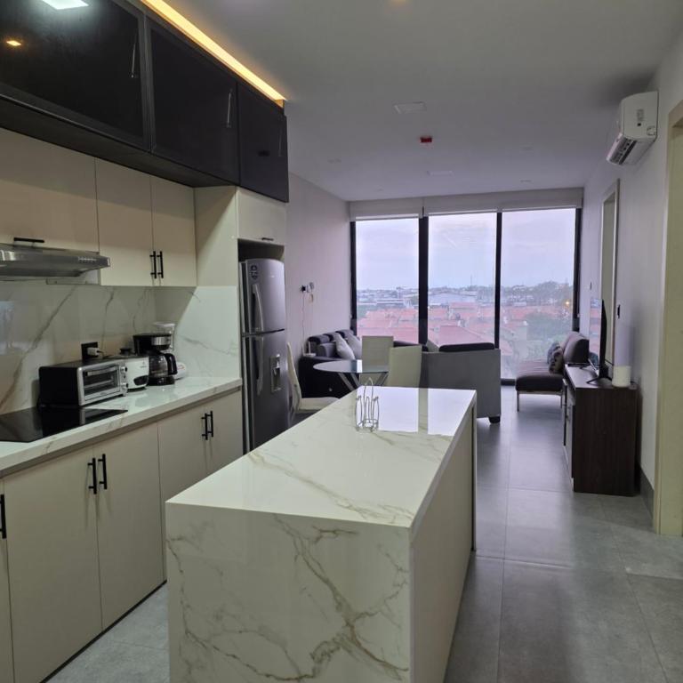 Greenport Plaza De lujo, 3 camas, piscina, jacuzzi, crucitas mejor sector, cerca de todo - Two-Bedroom Deluxe Apartment with Balcony - 53