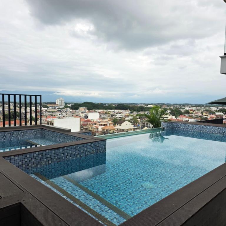 Greenport Plaza De lujo, 3 camas, piscina, jacuzzi, crucitas mejor sector, cerca de todo - Two-Bedroom Deluxe Apartment with Balcony - 56