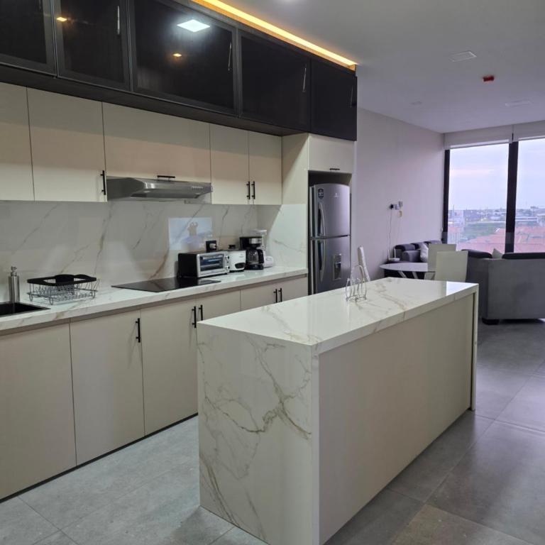 Greenport Plaza De lujo, 3 camas, piscina, jacuzzi, crucitas mejor sector, cerca de todo - Two-Bedroom Deluxe Apartment with Balcony - 79