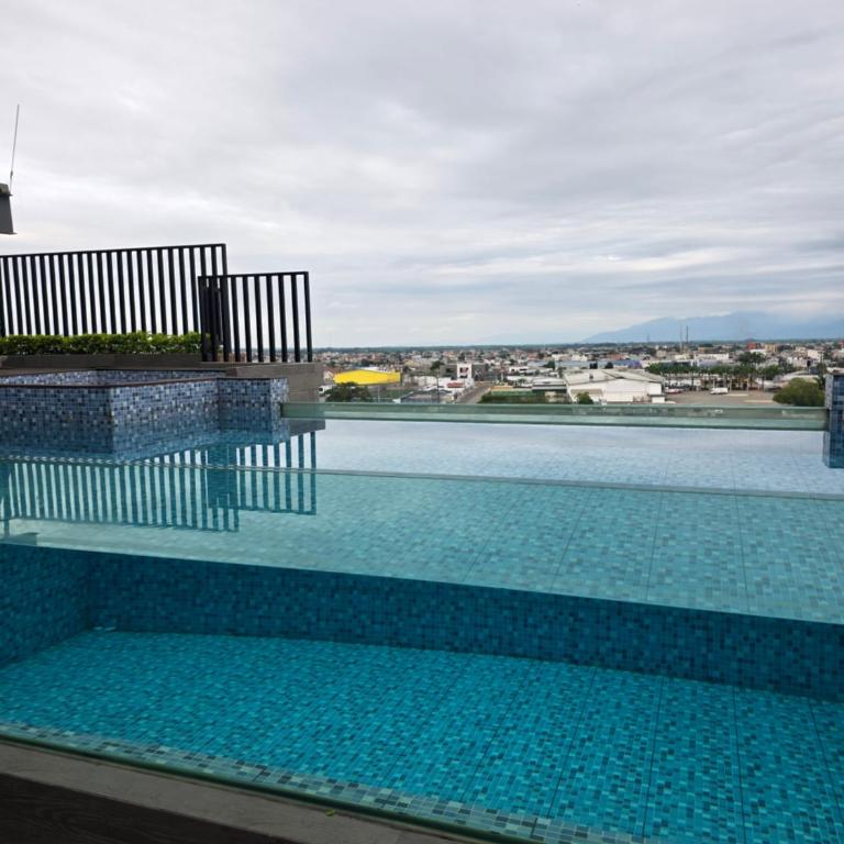 Greenport Plaza De lujo, 3 camas, piscina, jacuzzi, crucitas mejor sector, cerca de todo - Two-Bedroom Deluxe Apartment with Balcony - 80