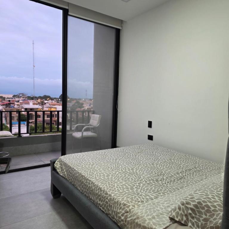 Greenport Plaza De lujo, 3 camas, piscina, jacuzzi, crucitas mejor sector, cerca de todo - Two-Bedroom Deluxe Apartment with Balcony - 83