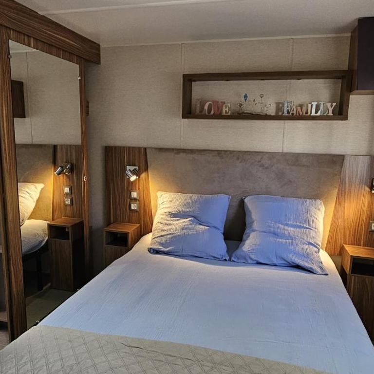 Mobil-home Évasion Valras tout confort 40 m2 - Camping Les Sables du Midi Valras-Plage - Bungalow mit 3 Schlafzimmern - 21