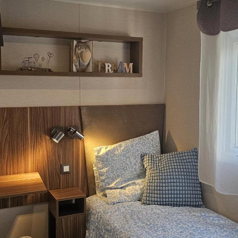 Mobil-home Évasion Valras tout confort 40 m2 - Camping Les Sables du Midi Valras-Plage - Bungalow mit 3 Schlafzimmern - 38