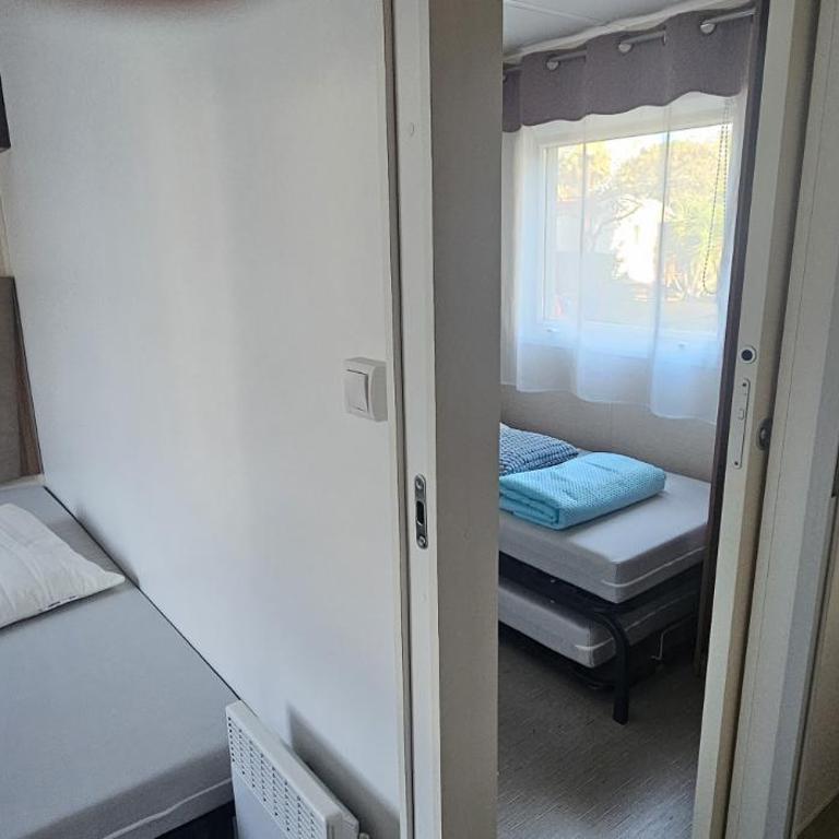 Mobil-home Évasion Valras tout confort 40 m2 - Camping Les Sables du Midi Valras-Plage - Bungalow mit 3 Schlafzimmern - 37