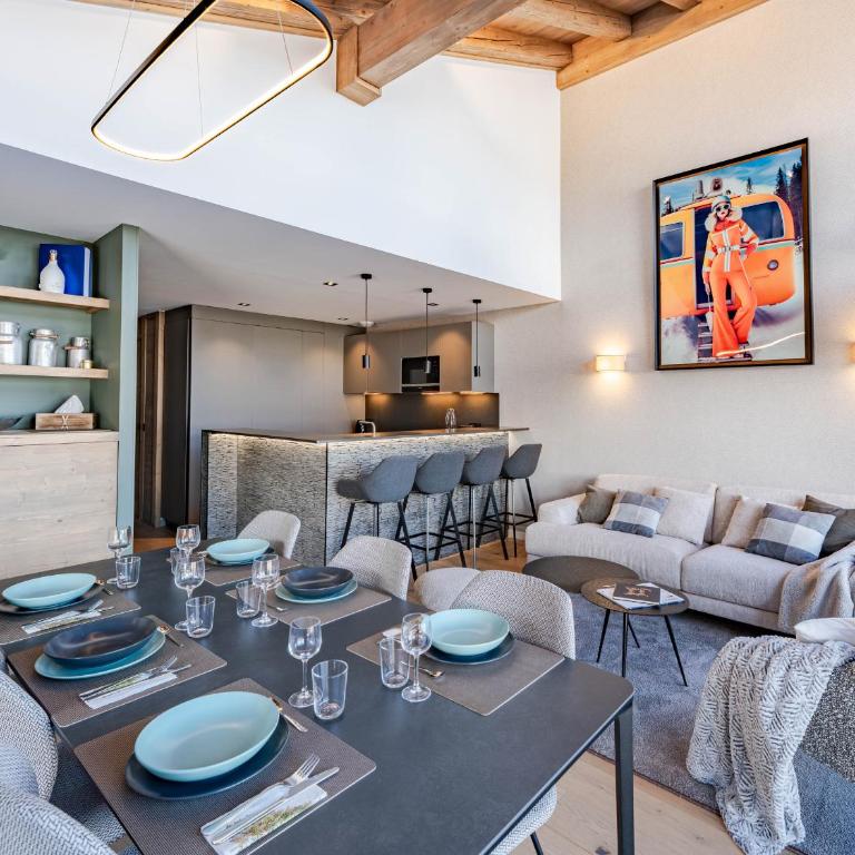 Méribel Mottaret - Appartement 3 chambres, 6 pers, parking, terrasse, skis aux pieds - FR-1-613-105 - Appartamento - 6