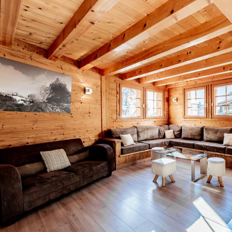 Les Couadzous Samoëns Centre, Sauna, Jacuzzi, 6 chambres, 7 salles de bains, 16 pers 250 m2 - Chalet - 4