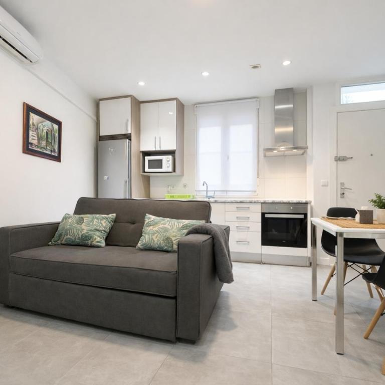Apartamento amplio con terraza en zona tranquila de Madrid - Apartamento de 1 dormitorio - 1