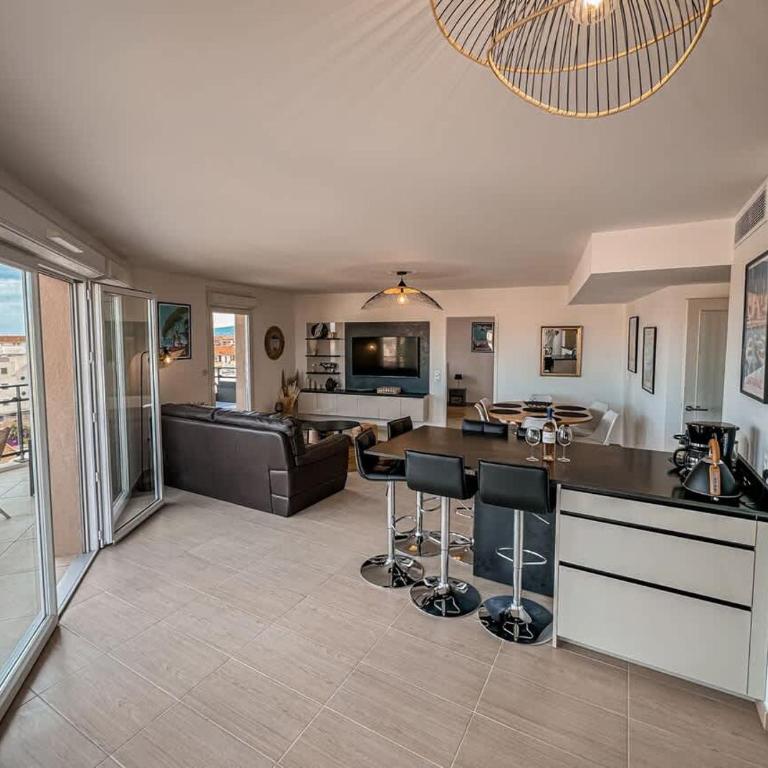 Vue mer - Appartement neuf Bleu Azur - Appartamento con 3 Camere da Letto - 11