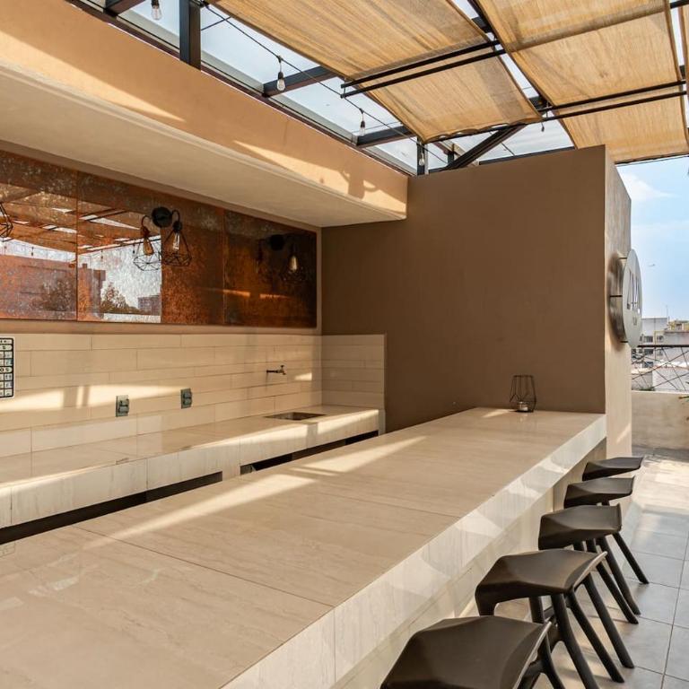 Stylish condo with rooftop in Roma Norte - Vacation Home - 16