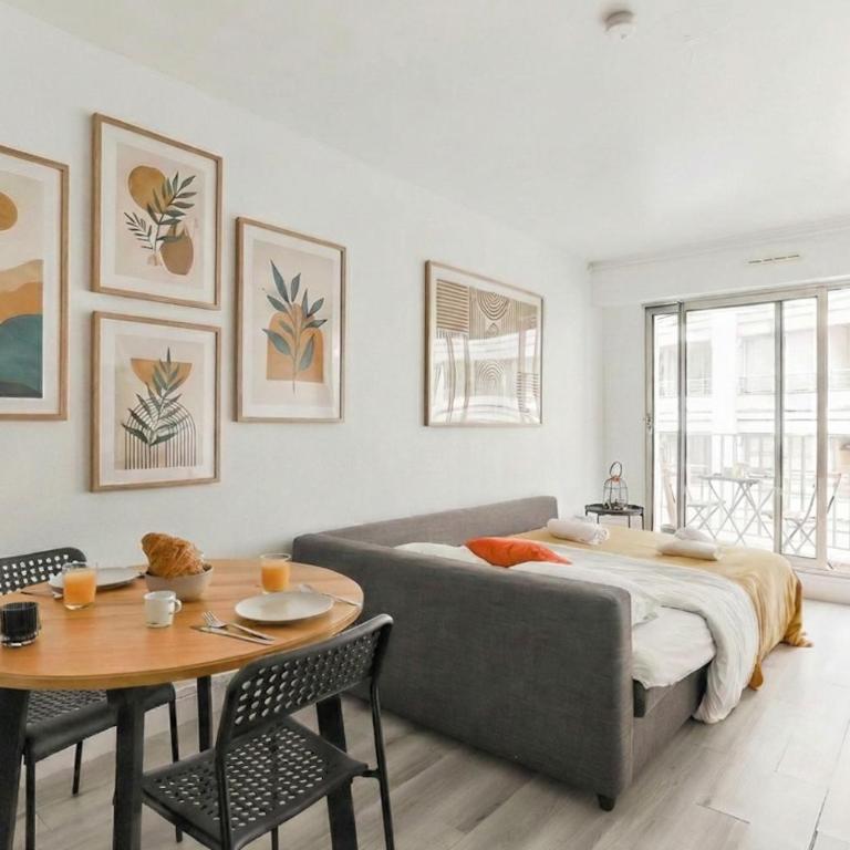 Cozy Comfortable Studio in the Heart of Paris 12th - Estudio con balcón - 1