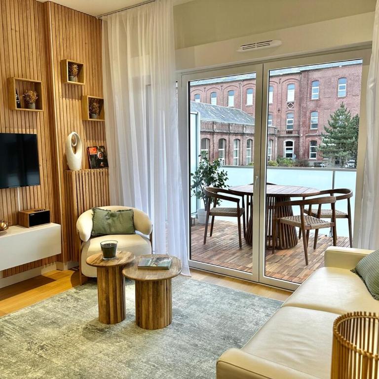 Juliette - Grand T2 élégant avec Parking et terrasse à 2 pas de la plage - Apartamento Superior de 1 dormitorio con balcón - 15