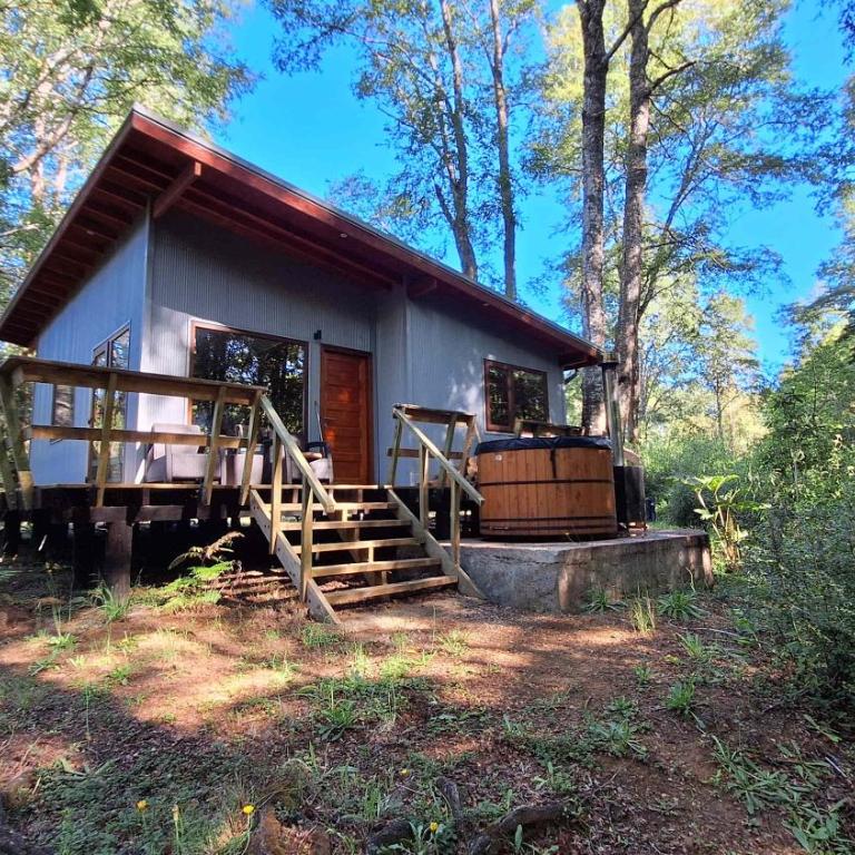 BUHO Cabin Oak BBQ Washer Wood Hot Tub Wifi - Bungalow - 13