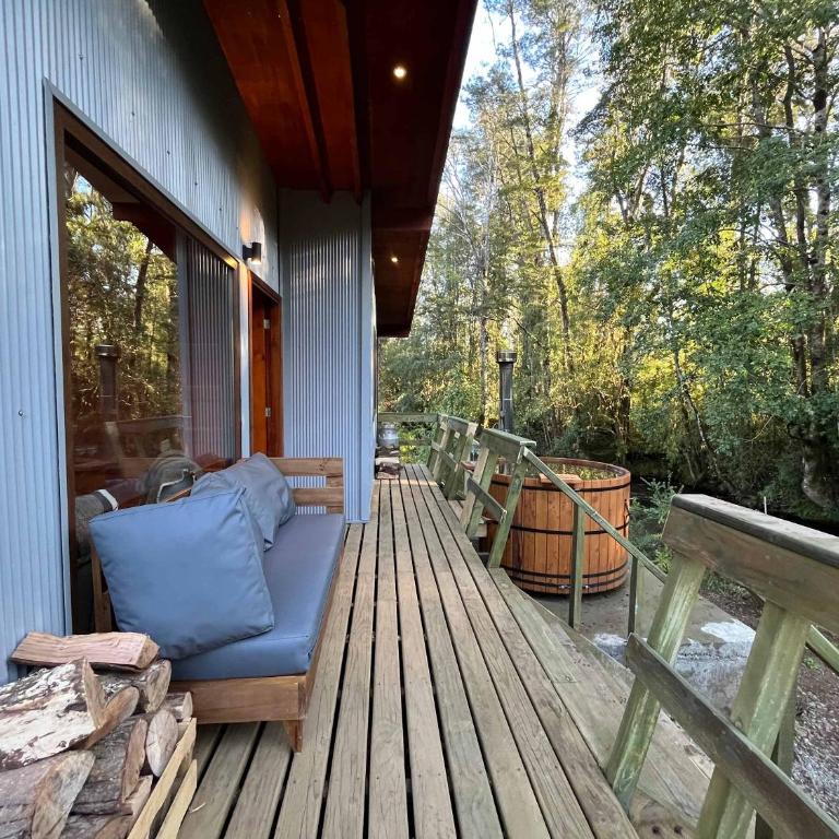 BUHO Cabin Oak BBQ Washer Wood Hot Tub Wifi - Bungalow - 16