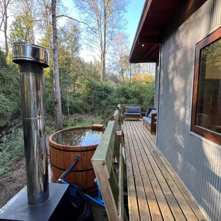 BUHO Cabin Oak BBQ Washer Wood Hot Tub Wifi - Bungalow - 41