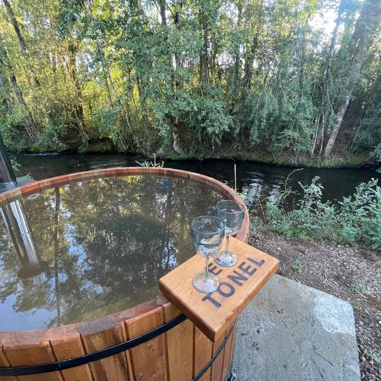BUHO Cabin Oak BBQ Washer Wood Hot Tub Wifi - Bungalow - 44