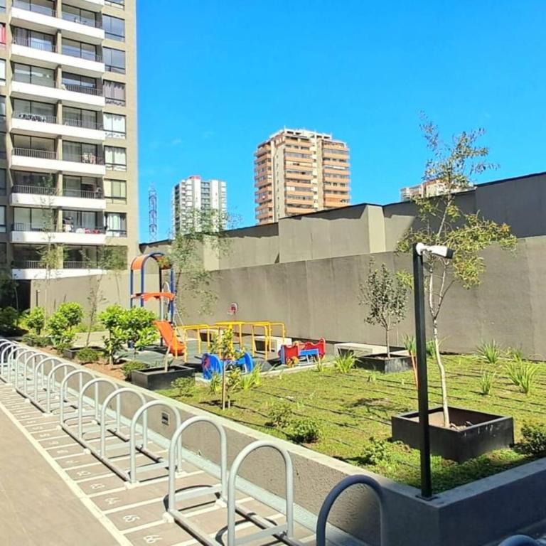 Departamento estudio frente a salida de metro en Santiago - One-Bedroom Apartment - 39