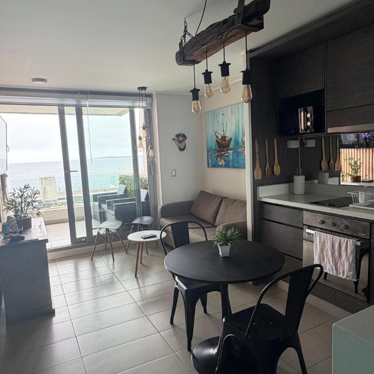 Bello departamento Frente al mar- Concon - Costa Higuerillas - One-Bedroom Apartment - 5