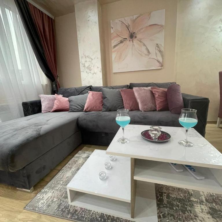 apartmani LM - Deluks Apartman sa 1 Spavaćom Sobom i Pogledom na Grad - 6