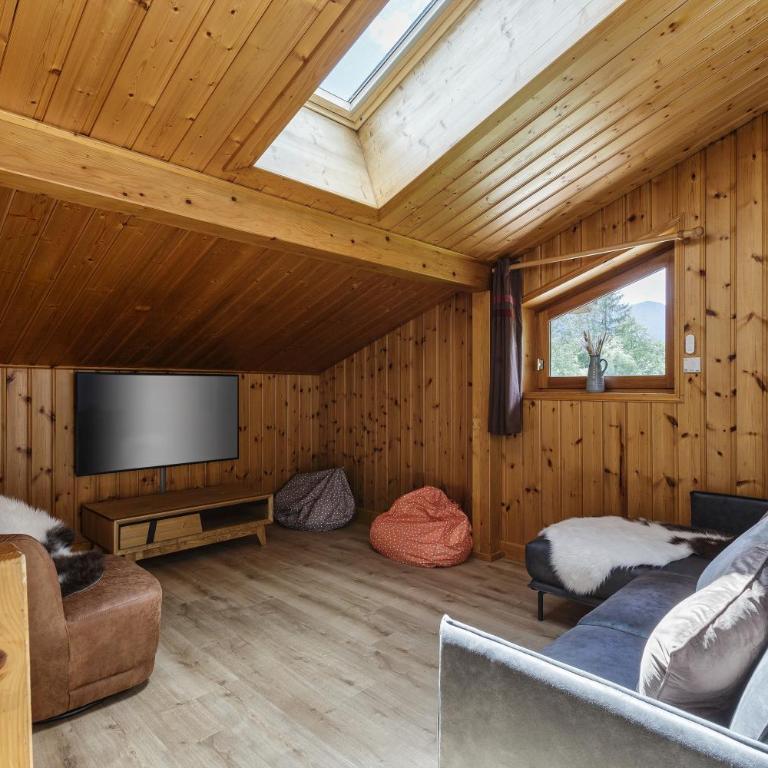 Arve - Chalet 4CH Jardin Nature Vues BBQ Poele - Chalet - 29