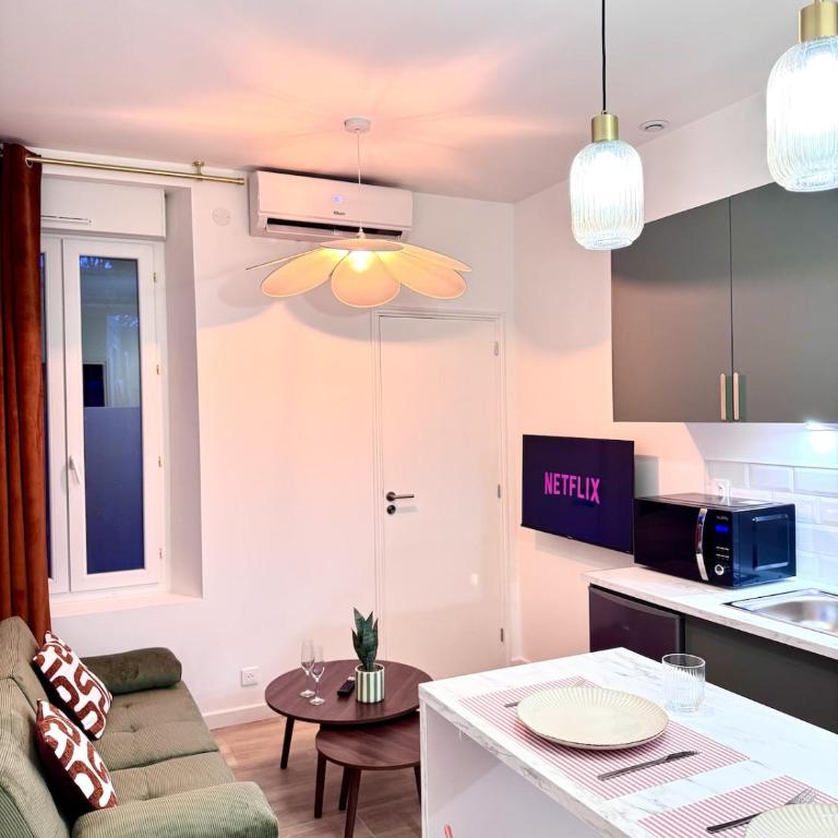 T2 Cosy - Proche centre - Stationnement gratuit - Apartamento de 1 dormitorio - 6