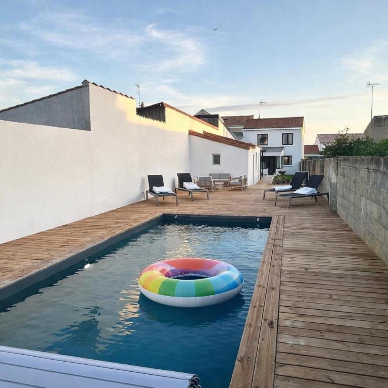 Très jolie maison - Piscine & Jacuzzi - Les Sables - 9 personnes - Haus mit 3 Schlafzimmern - 1