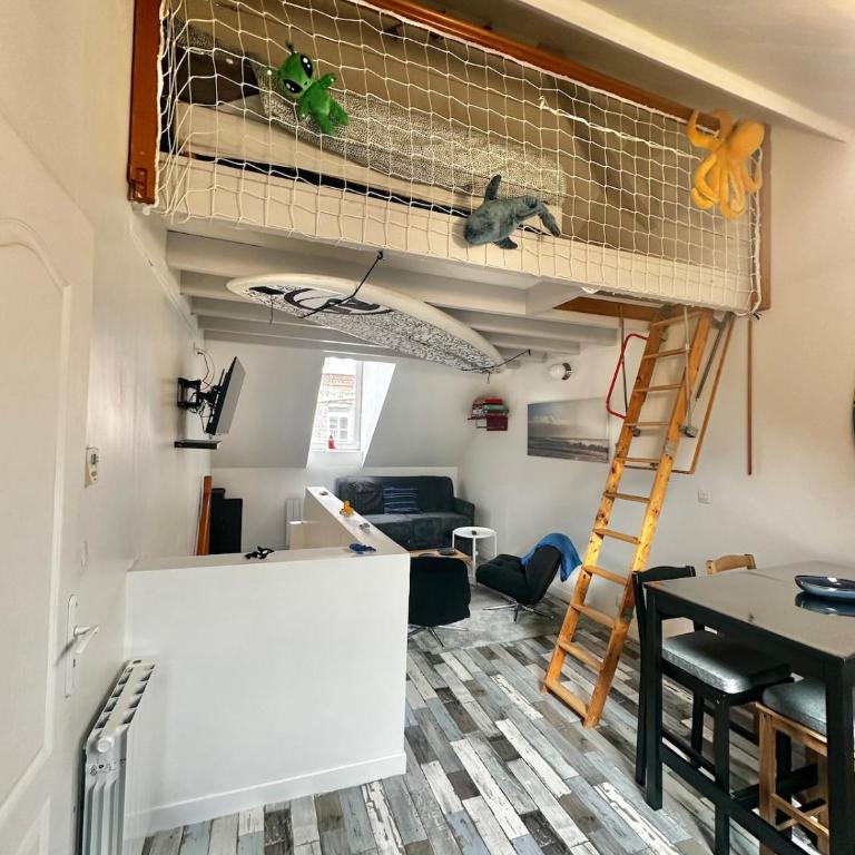 BRICE - Studio 4 pers avec mezzanine au cœur de Berck-Plage - Duplex Apartment - 11