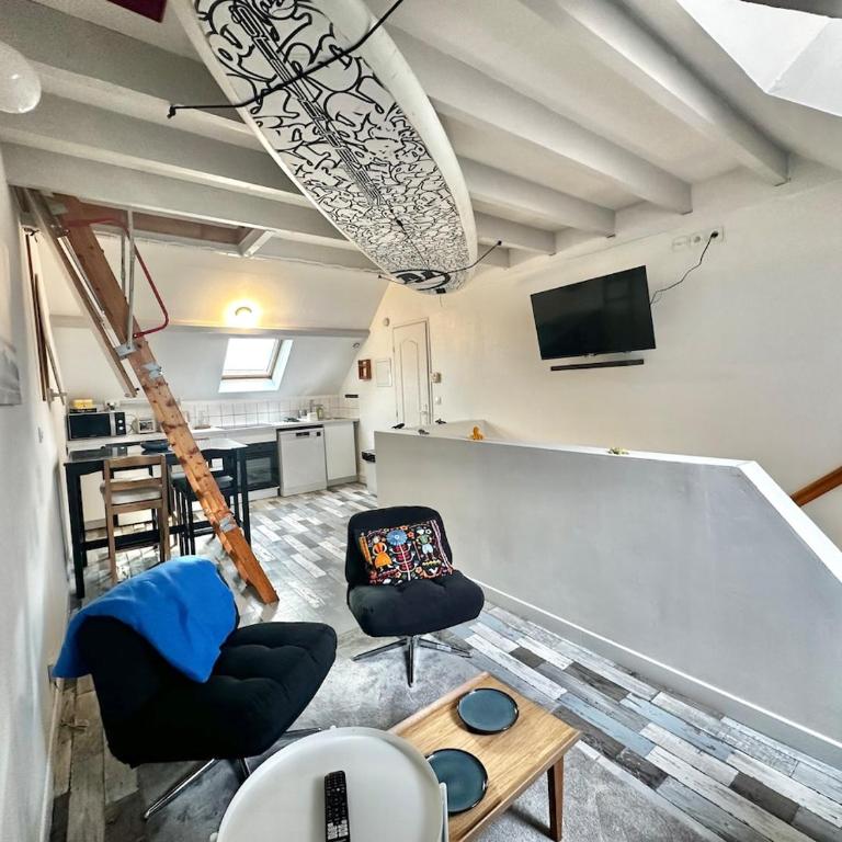BRICE - Studio 4 pers avec mezzanine au cœur de Berck-Plage - Duplex Apartment - 6