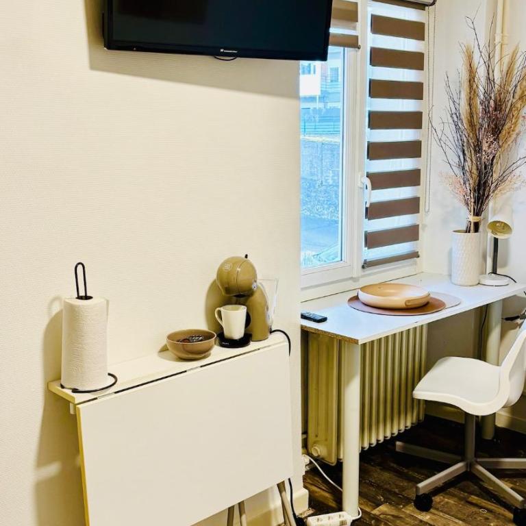 cosy cocon, parking libre, proche Genève - Appartement 1 Chambre - 11