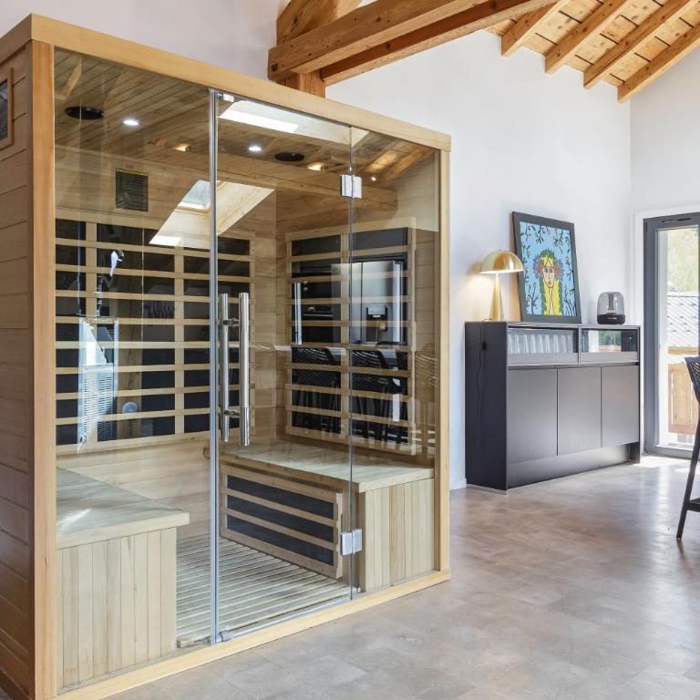 Flocon - Loft Moderne 8pax Sauna Poele Vues Garage - Loft - 15