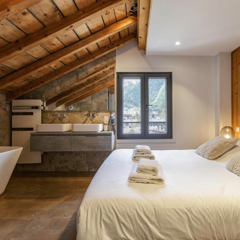Flocon - Loft Moderne 8pax Sauna Poele Vues Garage - Loft - 3