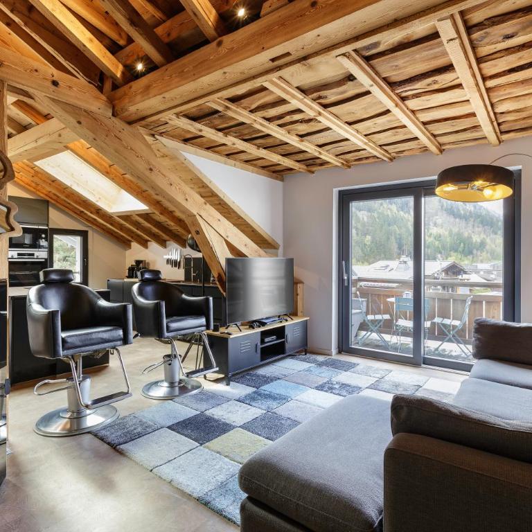 Flocon - Loft Moderne 8pax Sauna Poele Vues Garage - Loft - 6