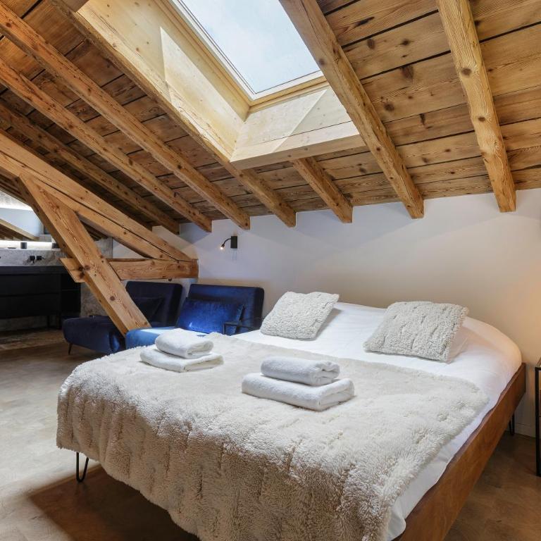 Flocon - Loft Moderne 8pax Sauna Poele Vues Garage - Loft - 29
