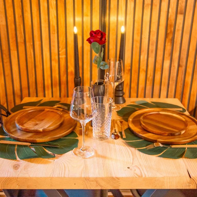 Love Room Luxe Balnéo Privée proche Disneyland Paris - Studio-Apartment mit Queensize-Bett - 19