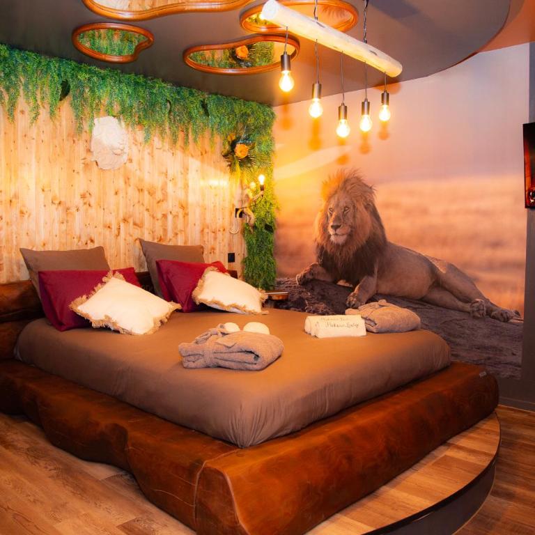 Love Room Luxe Balnéo Privée proche Disneyland Paris - Studio-Apartment mit Queensize-Bett - 31