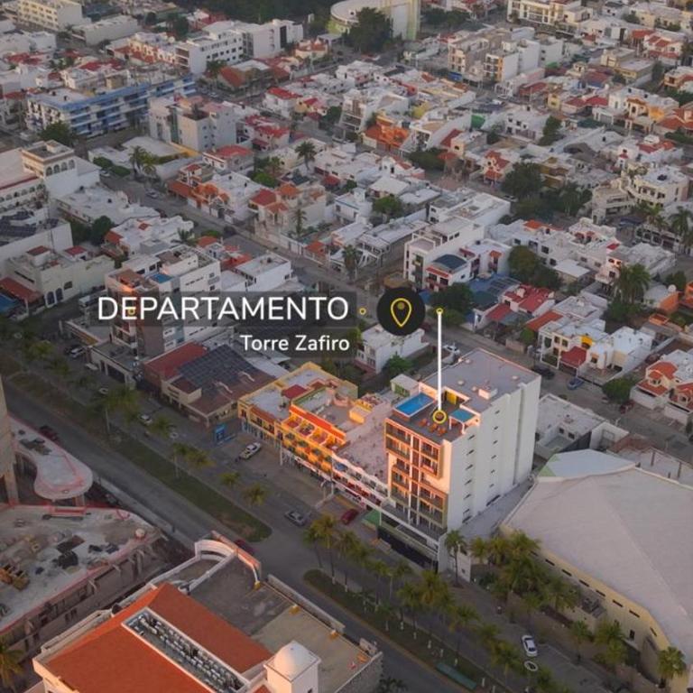 Departamento en Mazatlán en Zona Dorada cerca de la Playa pública Alberca climatizada 2 hab - Two-Bedroom Apartment with Balcony - 18