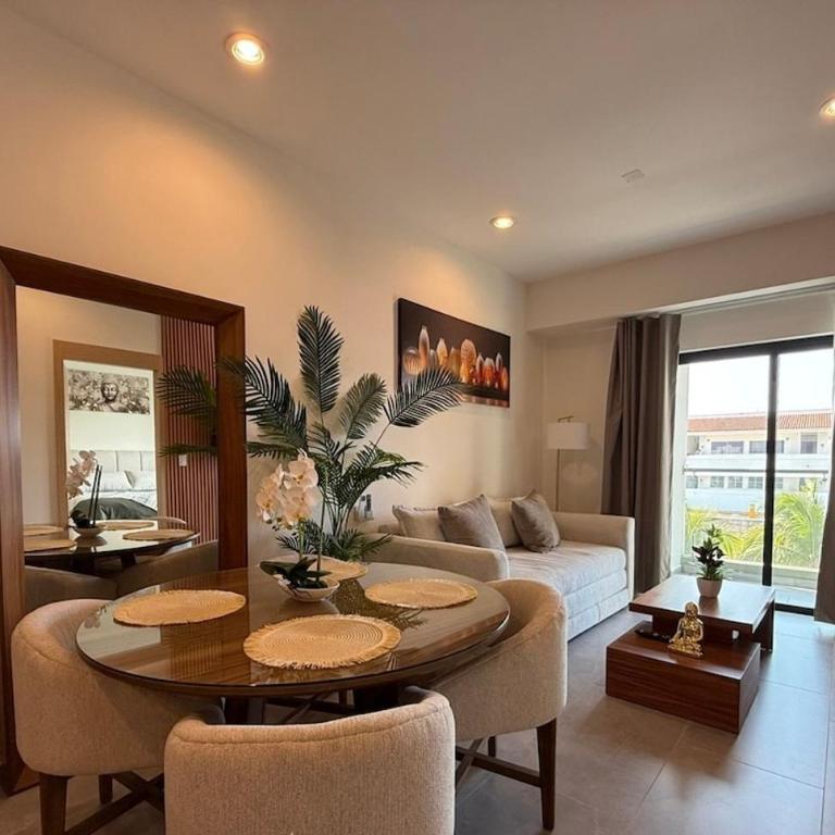 Departamento en Mazatlán en Zona Dorada cerca de la Playa pública Alberca climatizada 2 hab - Two-Bedroom Apartment with Balcony - 21