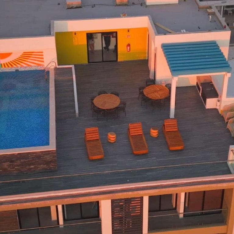 Departamento en Mazatlán en Zona Dorada cerca de la Playa pública Alberca climatizada 2 hab - Two-Bedroom Apartment with Balcony - 22