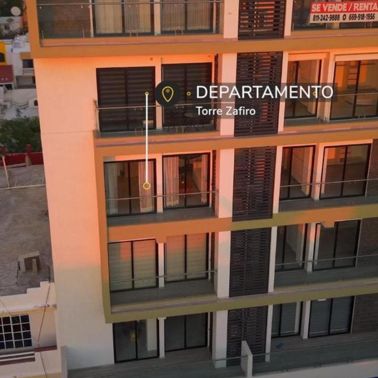 Departamento en Mazatlán en Zona Dorada cerca de la Playa pública Alberca climatizada 2 hab - Two-Bedroom Apartment with Balcony - 26