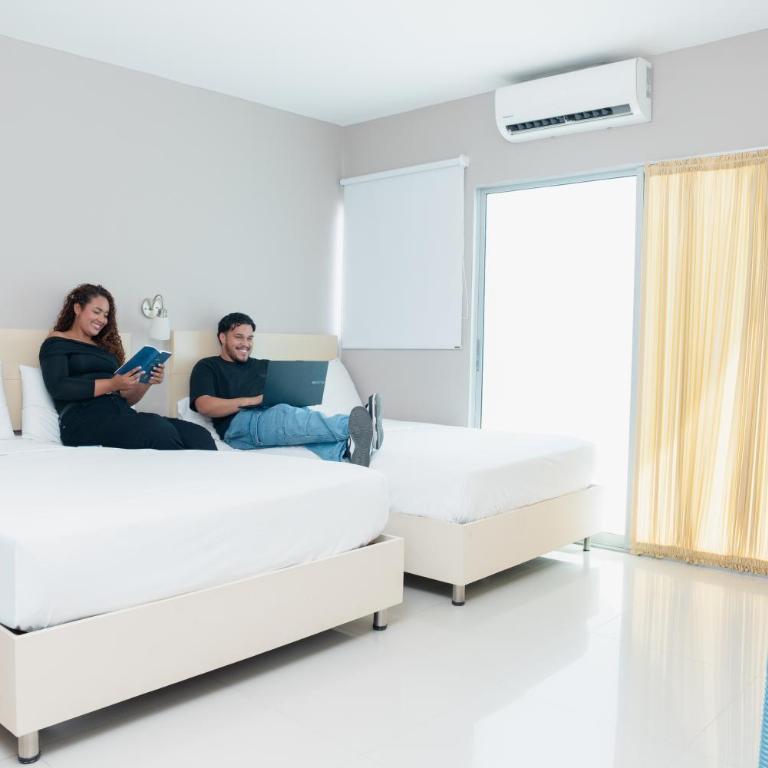 Ribai Hotels -Riohacha - Habitación Doble Estándar - 2 camas - 2